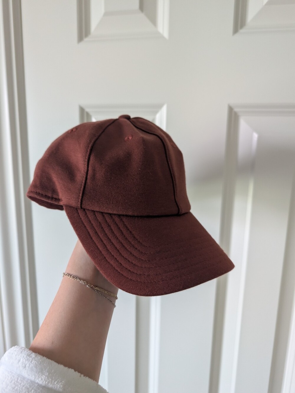 Athleta Rust Brown Adjustable Baseball Cap